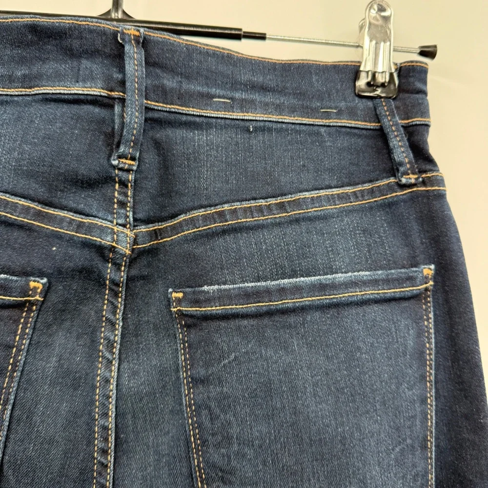 FRAME Denim Le‎ Sylvie Slender Straight Leg Jeans Size 25 Dark Wash Women's